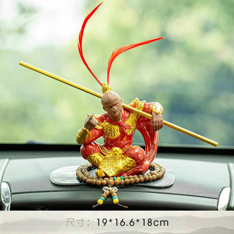 Qi Tian Da Sheng Sun Wukong Monkey Creative Car Decoration Dou Defeats Buddha Car Decoration Personalized Car Decoration