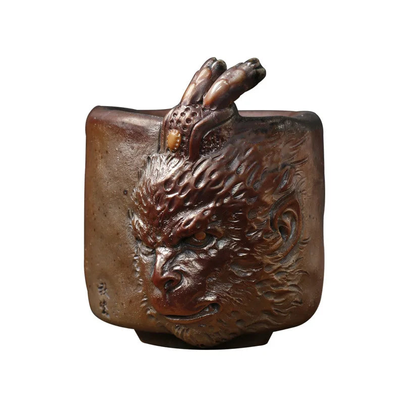 Qi Tian Da Sheng Wukong Firewood Burning Japanese Tea Cup Men's Tea Single Tea Cup Master Cup