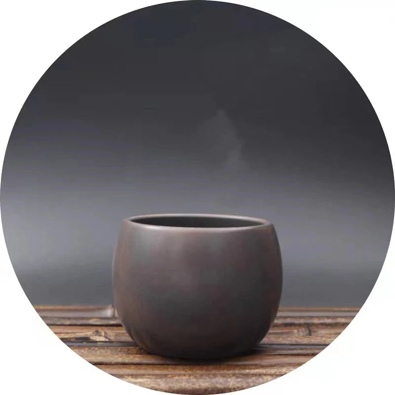 Qin Zhou Ceramic Qinzhou Ni Xing Tao(Not Yixing Clay Teapot)Handmade  teacup  for Puer oolong Kung Fu Cha Gift For Festival