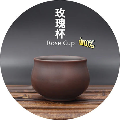 Qin Zhou Ceramic Qinzhou Ni Xing Tao(Not Yixing Clay Teapot)Handmade  teacup  for Puer oolong Kung Fu Cha Gift For Festival