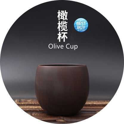 Qin Zhou Ceramic Qinzhou Ni Xing Tao(Not Yixing Clay Teapot)Handmade  teacup  for Puer oolong Kung Fu Cha Gift For Festival