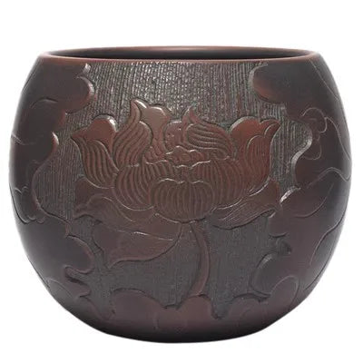 Qin Zhou Ceramic Qinzhou Ni Xing Tao(Not Yixing Clay Teapot)Handmade  teacup  for Puer oolong Kung Fu Cha Gift For Festival