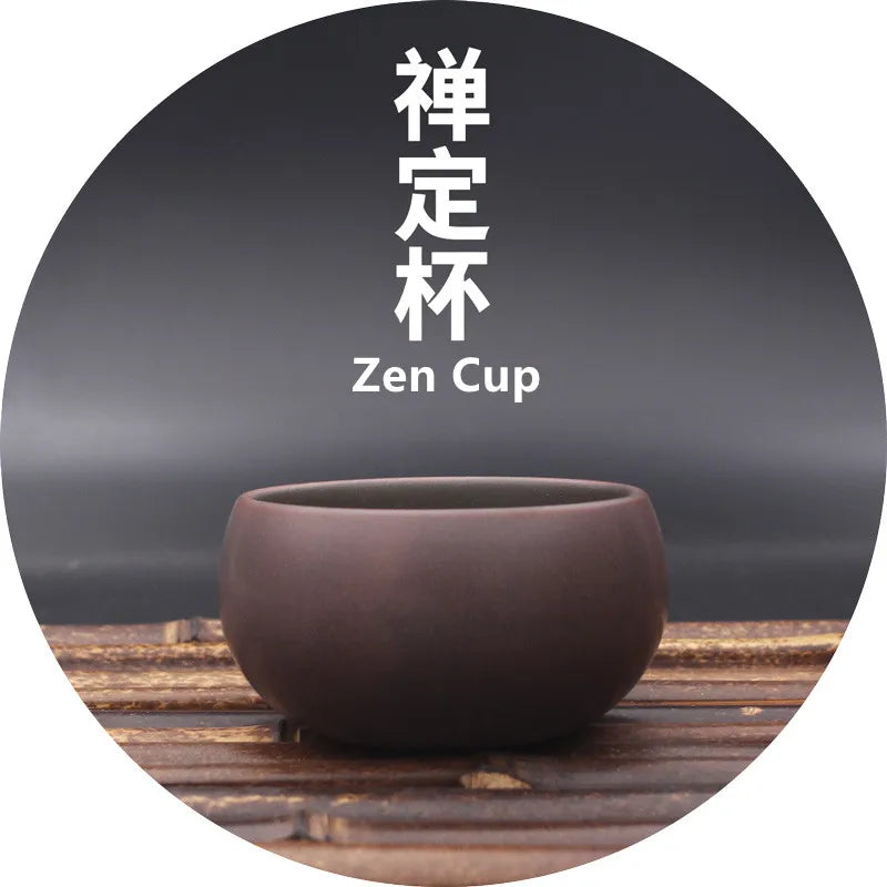 Qin Zhou Ceramic Qinzhou Ni Xing Tao(Not Yixing Clay Teapot)Handmade  teacup  for Puer oolong Kung Fu Cha Gift For Festival