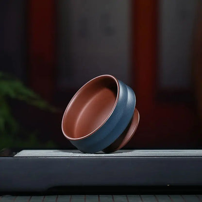 Qingxin Cup Yixing Yixing Clay Master Cup Raw Ore Purple Clay Clay Painting Green Mud Powder High-Grade Tea Cup One Piece Dropsh