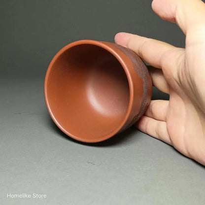 Qinzhou Nixing Tao Handmade Carving Master cup(Not Yixing Clay Teapot) teacup for Puer oolong Kung Fu Cha Gift For Festival