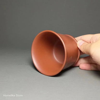Qinzhou Nixing Tao Handmade Carving Master cup(Not Yixing Clay Teapot) teacup for Puer oolong Kung Fu Cha Gift For Festival