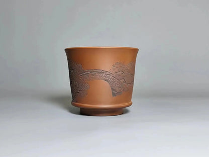 Qinzhou Nixing Tao Handmade Carving Master cup(Not Yixing Clay Teapot) teacup for Puer oolong Kung Fu Cha Gift For Festival
