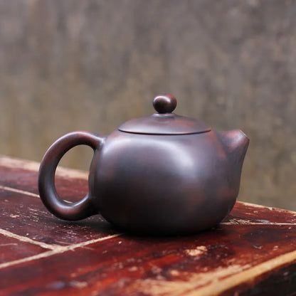 Qinzhou Xishi Qinzhou Nixing Kettle(not Yixing) nixing Tao Pure Handmade Teapot for Dalongpao Liubao Oolong Gift Box Package