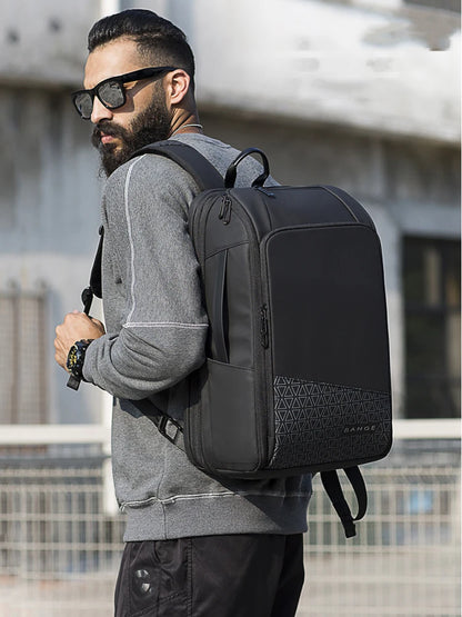 Quality 15.6" Laptop Travel Business Style Backpack Men  Scalable Large Capacity Anti-theft Male Women Luxury Luggage Tote Bags