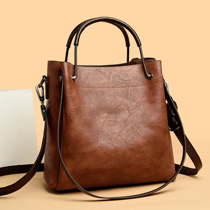 Quality Leather Soft Leather Women Totes Bag 2024 New Luxury Female Shoulder Crossbody Bag Designer Ladies Handbag Messenger Sac