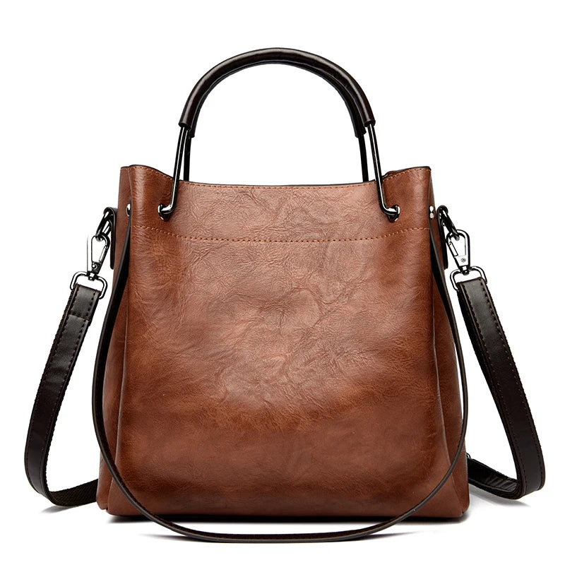 Quality Leather Soft Leather Women Totes Bag 2024 New Luxury Female Shoulder Crossbody Bag Designer Ladies Handbag Messenger Sac
