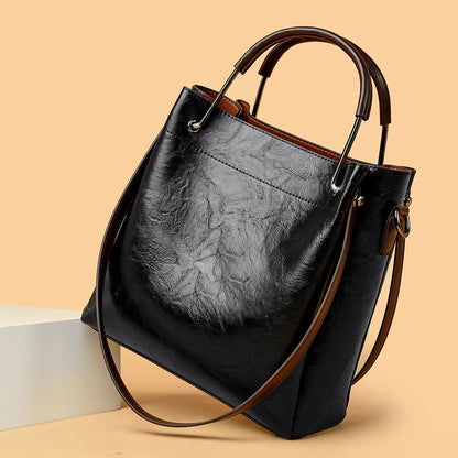 Quality Leather Soft Leather Women Totes Bag 2024 New Luxury Female Shoulder Crossbody Bag Designer Ladies Handbag Messenger Sac