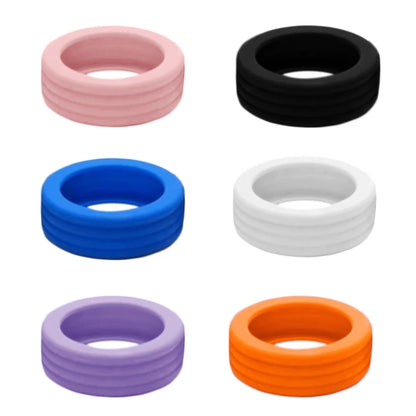 Quiet Luggage Caster Covers Silicone Wheels Case Smooth & Quiets Travel Repair