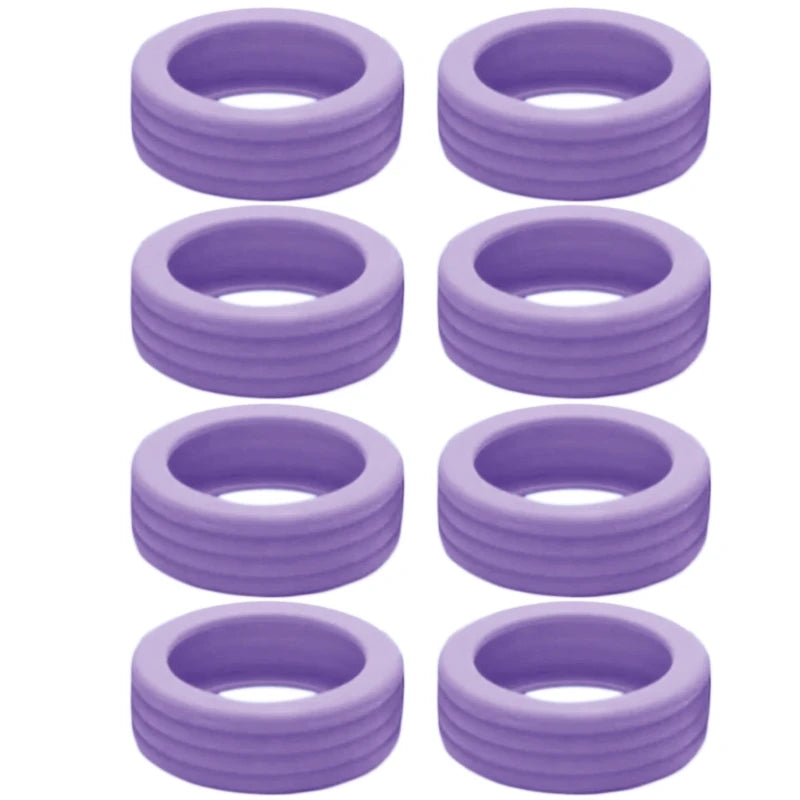 Quiet Luggage Caster Covers Silicone Wheels Case Smooth & Quiets Travel Repair