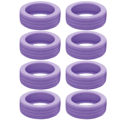 Quiet Luggage Caster Covers Silicone Wheels Case Smooth & Quiets Travel Repair