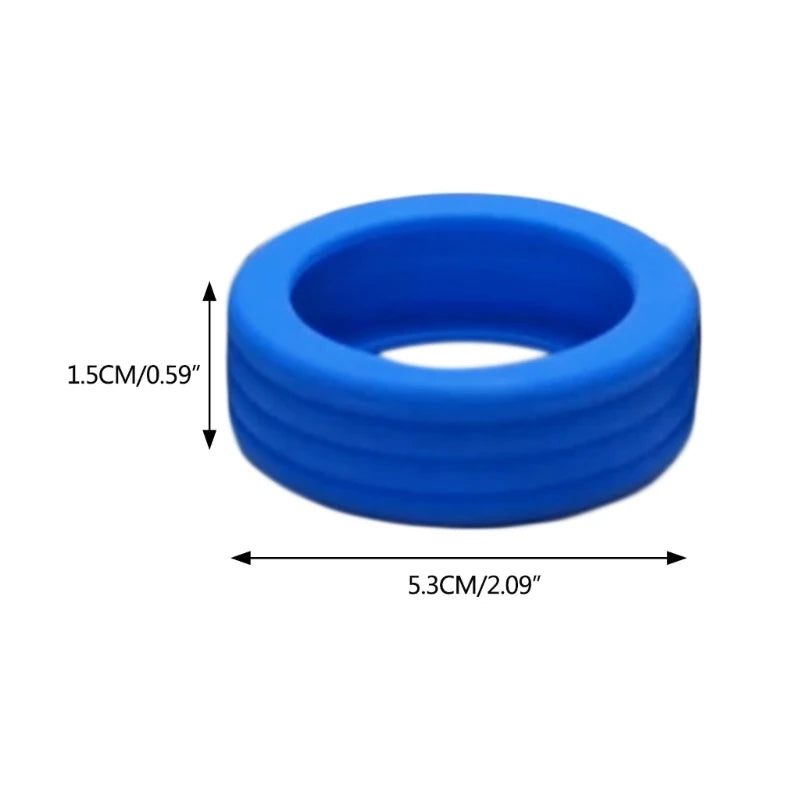 Quiet Luggage Caster Covers Silicone Wheels Case Smooth & Quiets Travel Repair