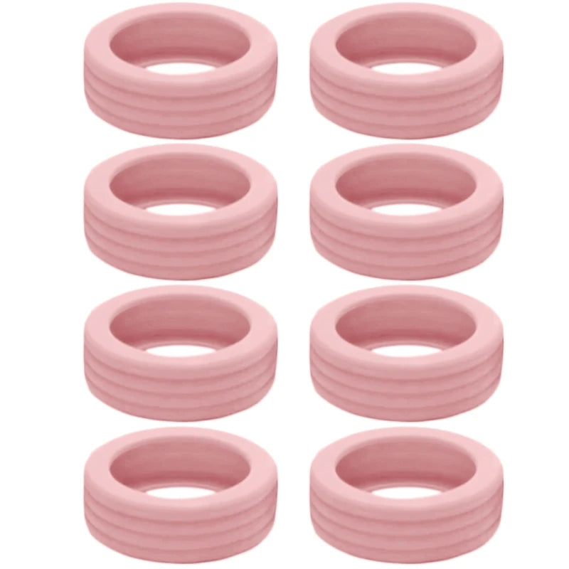 Quiet Luggage Caster Covers Silicone Wheels Case Smooth & Quiets Travel Repair