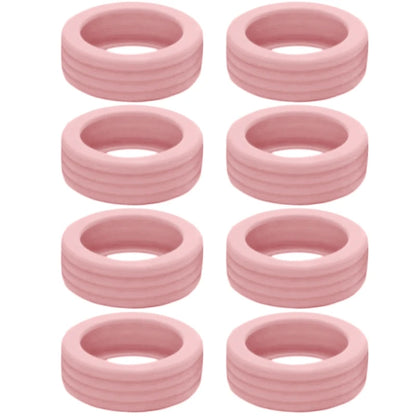 Quiet Luggage Caster Covers Silicone Wheels Case Smooth & Quiets Travel Repair