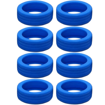 Quiet Luggage Caster Covers Silicone Wheels Case Smooth & Quiets Travel Repair