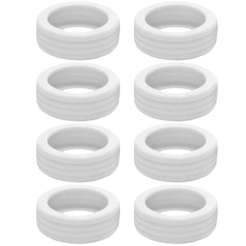 Quiet Luggage Caster Covers Silicone Wheels Case Smooth & Quiets Travel Repair