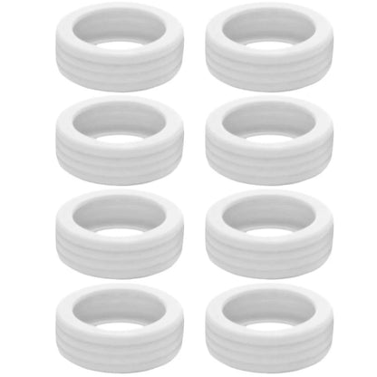 Quiet Luggage Caster Covers Silicone Wheels Case Smooth & Quiets Travel Repair