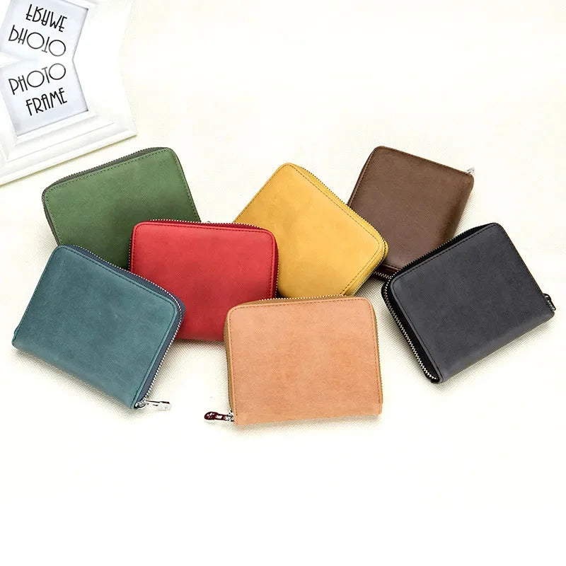 RFID Blocking Genuine Leather Women Wallets Men Credit Wallet Anti Theft 36 Card Holder Man Passport Cell Phone Purse