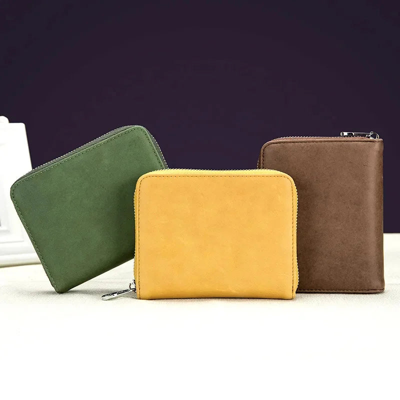 RFID Blocking Genuine Leather Women Wallets Men Credit Wallet Anti Theft 36 Card Holder Man Passport Cell Phone Purse