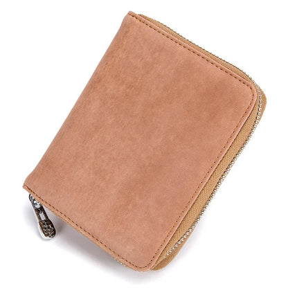 RFID Blocking Genuine Leather Women Wallets Men Credit Wallet Anti Theft 36 Card Holder Man Passport Cell Phone Purse