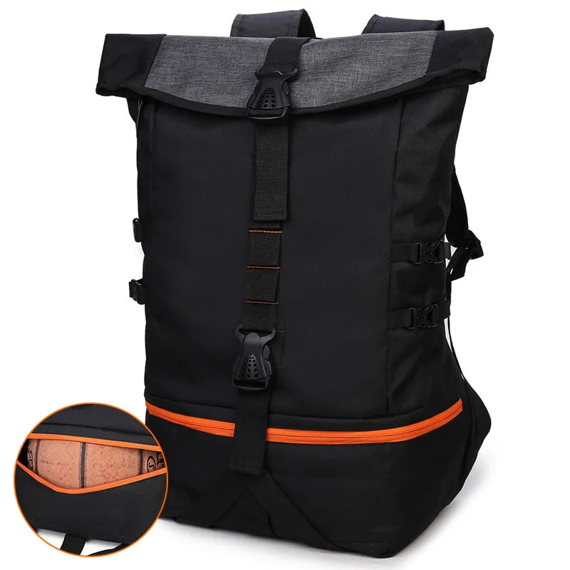 RUIL 2024 High Capacity Backpack Men's Travel Durable Schoolbag Laptop Large Computer Bag