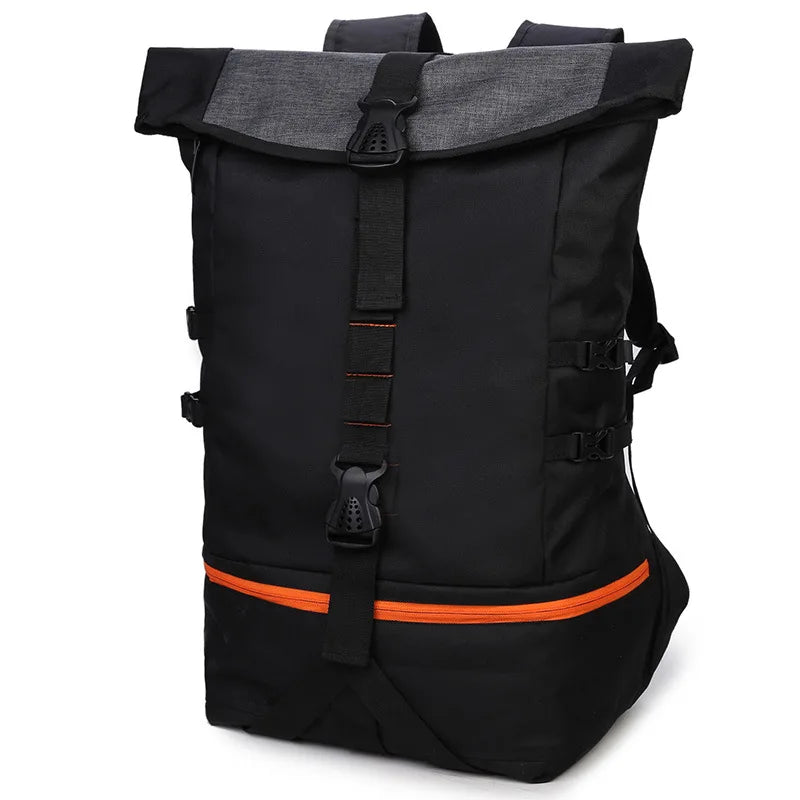 RUIL 2024 High Capacity Backpack Men's Travel Durable Schoolbag Laptop Large Computer Bag
