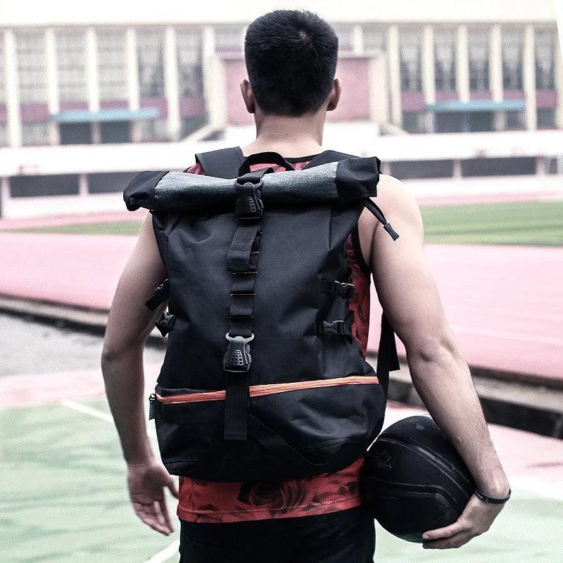 RUIL 2024 High Capacity Backpack Men's Travel Durable Schoolbag Laptop Large Computer Bag