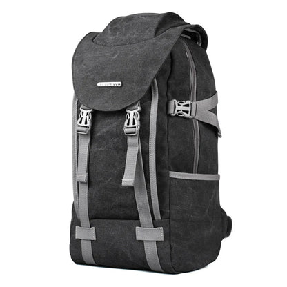RUIL Canvas Backpack Men Travel Schoolbag 14.1Inch Laptop Notebook BackPack Laptop Large Capacity Computer Bag school Bag