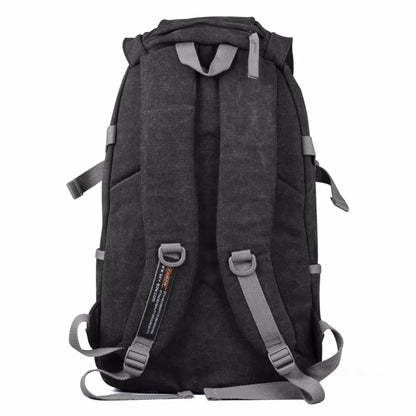 RUIL Canvas Backpack Men Travel Schoolbag 14.1Inch Laptop Notebook BackPack Laptop Large Capacity Computer Bag school Bag