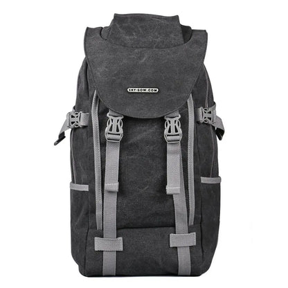 RUIL Canvas Backpack Men Travel Schoolbag 14.1Inch Laptop Notebook BackPack Laptop Large Capacity Computer Bag school Bag