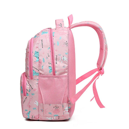 Rabbit School Bags For Teenage Girls Schoolbag Children Backpacks Cute Animal Print Canvas School Backpack Kids Book Bag Pack