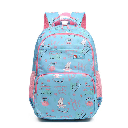Rabbit School Bags For Teenage Girls Schoolbag Children Backpacks Cute Animal Print Canvas School Backpack Kids Book Bag Pack