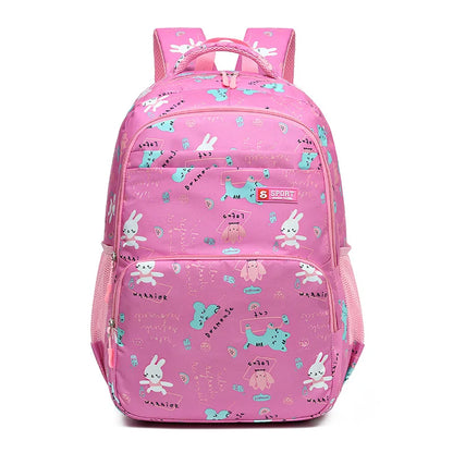 Rabbit School Bags For Teenage Girls Schoolbag Children Backpacks Cute Animal Print Canvas School Backpack Kids Book Bag Pack