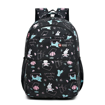 Rabbit School Bags For Teenage Girls Schoolbag Children Backpacks Cute Animal Print Canvas School Backpack Kids Book Bag Pack