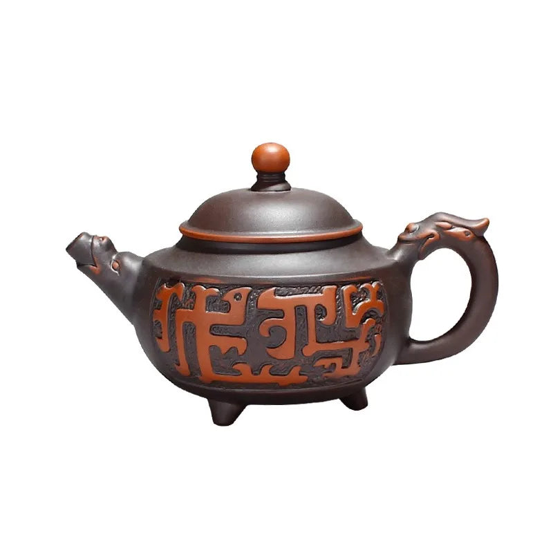 Raw Ore Household Teapot Handmade Large Capacity Tea Making Device Ceramic Purple Sand Kung Fu Tea Set Mainland China