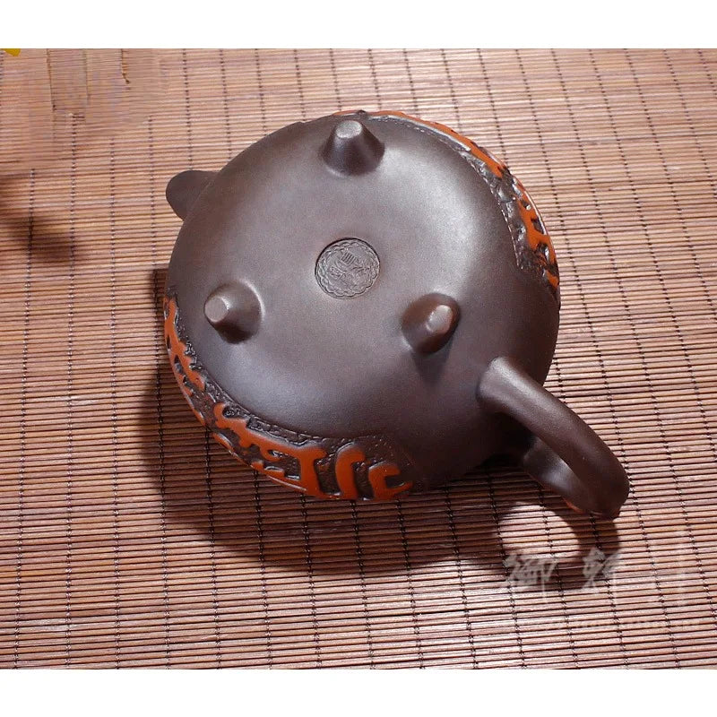Raw Ore Household Teapot Handmade Large Capacity Tea Making Device Ceramic Purple Sand Kung Fu Tea Set Mainland China