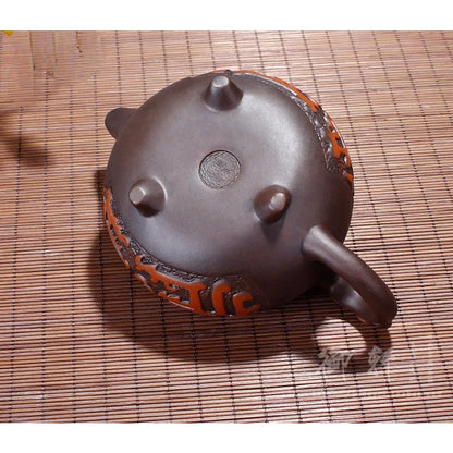 Raw Ore Household Teapot Handmade Large Capacity Tea Making Device Ceramic Purple Sand Kung Fu Tea Set Mainland China