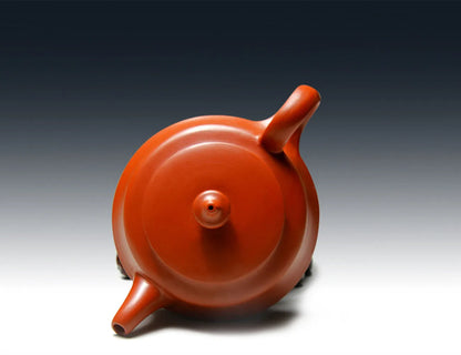 Raw Ore Zhu Ni Handmade Zhu Chu Teapot With Ball Holes Infuser Red Clay 120ml Antique Chinese Yixing Ceramic Kettle Xmas Gift