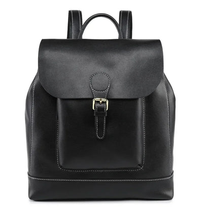 Real Cowhide Backpack Student School Daypack Single Shoulder Bags Fashion Travel Bag Knapsack Genuine Leather Women Rucksack