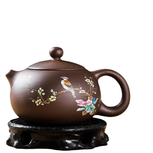 Real Handmade Yixing Clay Teapot Chinese Kettle Puer Tea Set Kung Fu Zisha Teaware
