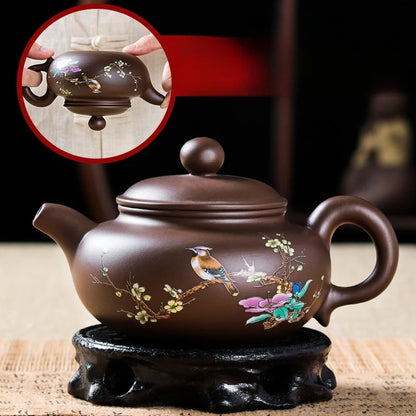 Real Handmade Yixing Clay Teapot Chinese Kettle Puer Tea Set Kung Fu Zisha Teaware
