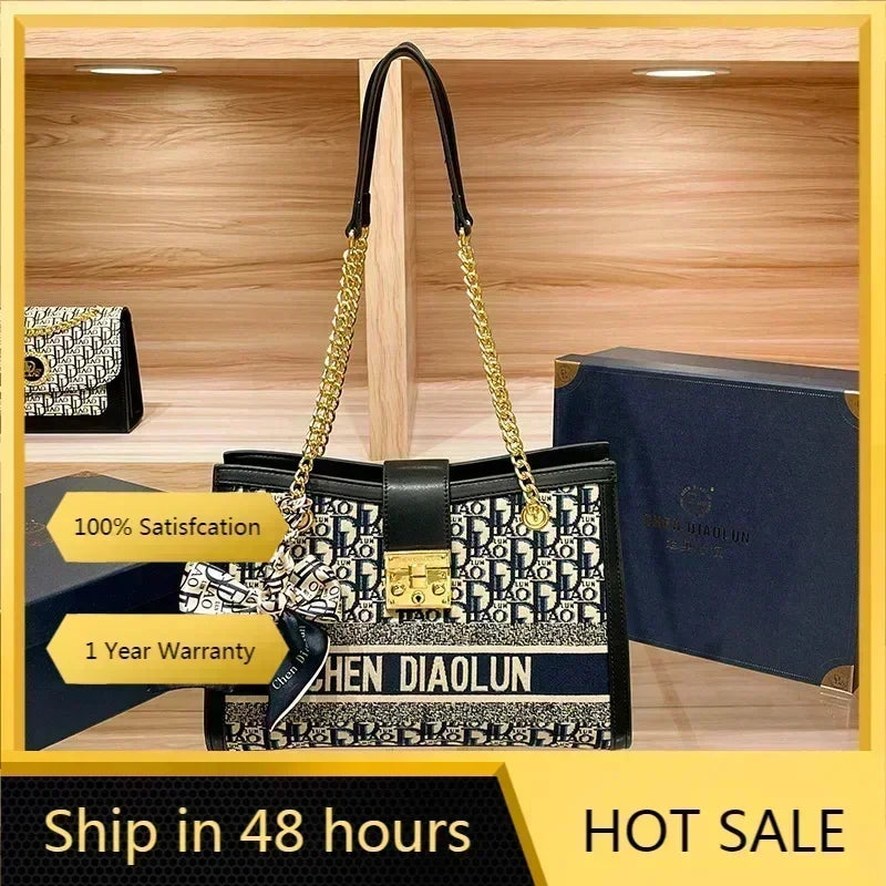 Real Leather Top Quality 2024 New Fashion Ladies Portable Document Large Capacity Crossbody Bag Designer Handbags Purses Sac Gg