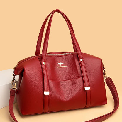 Real Women Soft Leather Shoulder Bags Luxury Women's Bag High Quality Ladies Handbag Fashion Female Messenger Bag Large Tote Sac