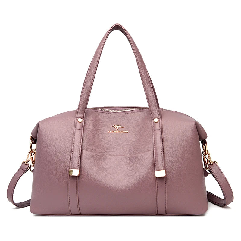 Real Women Soft Leather Shoulder Bags Luxury Women's Bag High Quality Ladies Handbag Fashion Female Messenger Bag Large Tote Sac