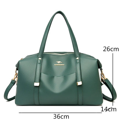 Real Women Soft Leather Shoulder Bags Luxury Women's Bag High Quality Ladies Handbag Fashion Female Messenger Bag Large Tote Sac
