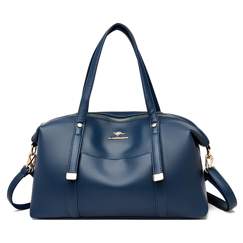 Real Women Soft Leather Shoulder Bags Luxury Women's Bag High Quality Ladies Handbag Fashion Female Messenger Bag Large Tote Sac
